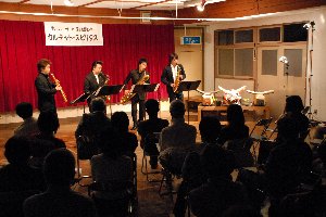 「カルテット・スピリタス」の4人による演奏の画像